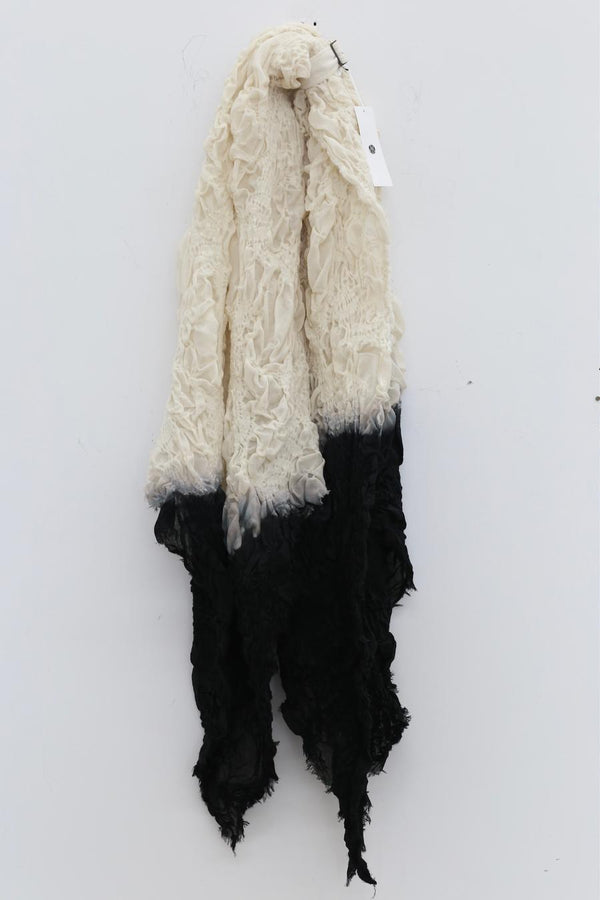 marc le bihan bubble chromaton shawl 0921 black tie dye
